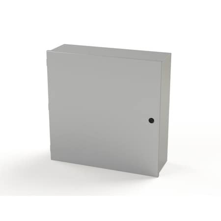 Saginaw Control & Engineering 1/4 Turn Latch Electrical Enclosures, 24 in H, 8 in D, 24 in W, NEMA 1, Carbon Steel SCE-24N2408LP